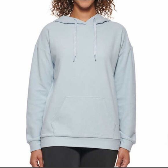 Marc New York Andrew Marc Serenity Blue Hoodie Pullover Sweatshirt Size M - Picture 1 of 13